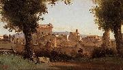 Jean Baptiste Camille  Corot Farnese Gardens